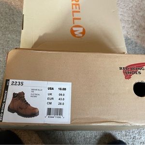 Size 10 Red Wing Work Boots